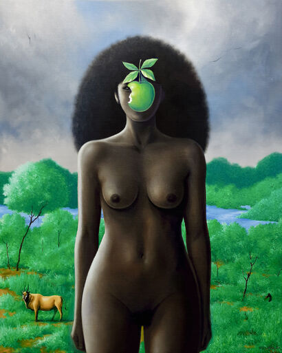 The First Bite - a Paint Artowrk by Leandro Pitocco